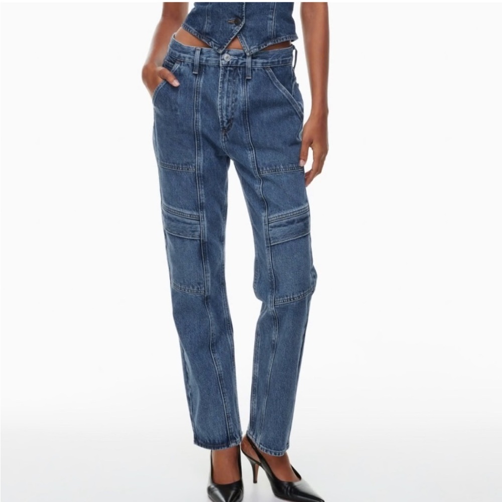 Agolde cooper cargo denim